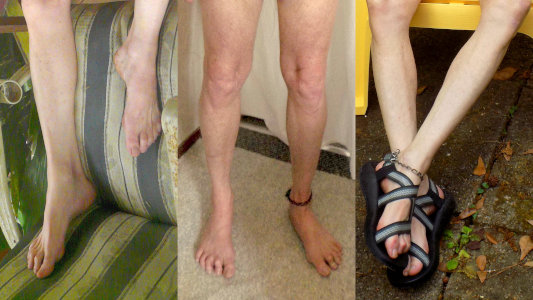 Legs and Feet Triptych